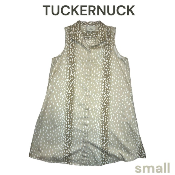 Tuckernuck Dresses & Skirts - TUCKERNUCK WOMENS DRESS SMALL SLEEVELESS ANTELOPE SWING DESIGNER PREPPY SUMMER